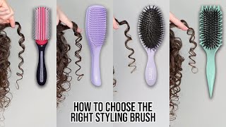 Comparing the Best Styling Brushes for Curly Hair [upl. by Norvil]