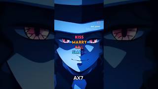 Kiss Marry Kill Smash 😘🕊🩹Imthedeku7653 anime edit animeedit shorts [upl. by Viehmann]