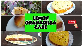 2 in 1 Cake RecipeLemon Granadilla CakeLemon Cake RecipeMoist CakeSweet and Sour CakeLemon Zest [upl. by Roselin]