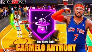 This Carmelo Anthony Build is a WALKING BUCKET on NBA 2K24 [upl. by Morette]