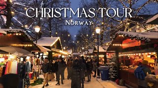 🇳🇴 An Enchanting Christmas Tour in Oslo  From Grünerløkka to the Christmas Market 🎄 [upl. by Buffo601]