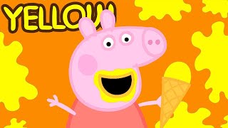 Peppa Pig 💛 Learn Colours with Peppa  YELLOW  Learning Videos for Toddlers  Learn with Peppa Pig [upl. by Ahel]