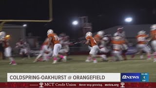 Orangefield High School slips past ColdspringOakhurst 28  26 [upl. by Wylde]