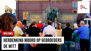 Herdenking moord op gebroeders De Witt 350 jaar geleden [upl. by Susanna]