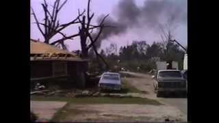 Plainfield Illinois Tornado Damage 1990 [upl. by Neemsaj960]