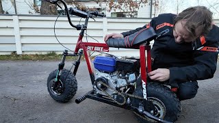 Home made Pit bike with a 200cc engine [upl. by Mishaan45]