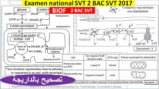 Examen national svt 2 bac svt 2017 option français [upl. by Nairbo]