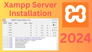 How to Install XAMPP Server on Windows 1011 in hindi  urdu 2024  Complete guide [upl. by Bobbi]