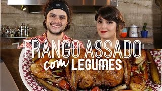 Frango Assado com Legumes  PRATO DO DIA [upl. by Eugilegna823]