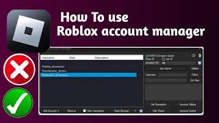 roblox account manager  roblox account manager no tworking  roblox account manager invalid [upl. by Atnod]