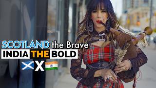 Scotland the Brave India the Bold Bagpipes Official Music Video  The Snake Charmer ft Poczy [upl. by Onaicul]