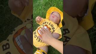 Sleeping reborn baby boy  silicone reborn baby doll sleeping reborns sleepingbaby [upl. by Eyaf]