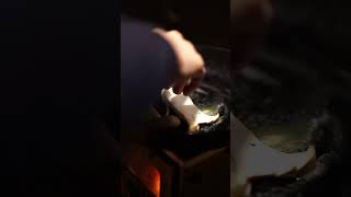 Thanks to the T1 Mini titanium folding stove for helping me cook quickly [upl. by Omixam184]