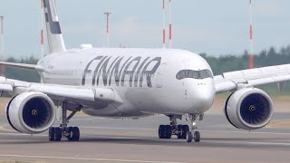 40 MINUTES of GREAT Plane Spotting at HELSINKI AIRPORT EFHKHEL [upl. by Airec734]