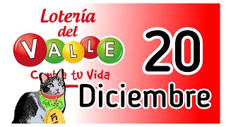 Resultado LOTERIA DEL VALLE Miercoles 20 de Diciembre de 2023 [upl. by Attelrak729]