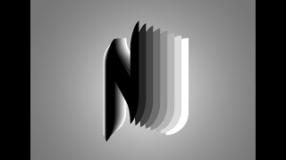 Letter N flip text effect in adobe illustrator shorts [upl. by Sluiter]