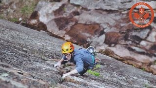 Danger Louis Parkinson Tries Trad Climbing [upl. by Magas190]