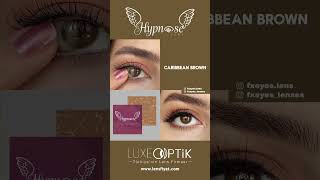 Hypnose Caribbean Brown lens colorlens lenses contactlenses wwwlensfiyatcom [upl. by Riker]