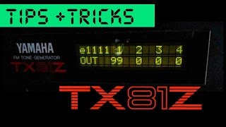 FM Synthesizer Programming Tips Tricks Video Yamaha TX81Z [upl. by Bethena]