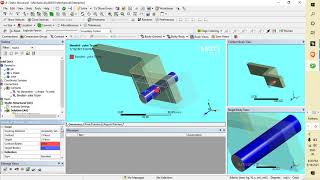 Ansys simulation on clevis pin assemble Save report in Microsoft word file Give manual contact [upl. by Yror]