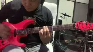 Parting Time Rockstar Solo Cover [upl. by Leuqim]