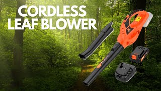 Cordless Leaf Blower [upl. by Nnahsal48]