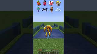 Electric Water vs Mob Jumps shorts minecraft meme [upl. by Eiznik]