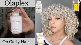 OLAPLEX No3 for CURLY HAIR  FIX DAMAGED CURLS [upl. by Tallbott264]