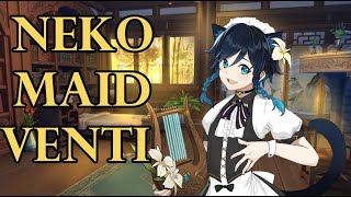 Neko Maid Venti Gets Needy With You and Genshin ASMR Roleplay Listener x Venti Romantic [upl. by Einalam]