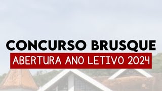 CONCURSO BRUSQUE 2024 EDITAL E DICAS DE ESTUDO [upl. by Carrington]