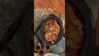 Afritada step 3 foodlover pinoyfood chicken [upl. by Adivad]