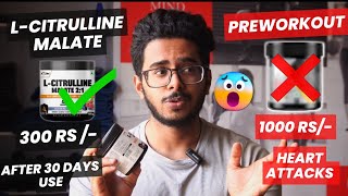 Don’t Buy Preworkout ❌Preworkout Vs Lcitrulline malate 🔥 As it is Citrulline mallet Review✅ [upl. by Ynffit]