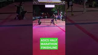 ASICS HALF MARATHON FINISH LINE athletics trackandfield motivation [upl. by Fulmer]