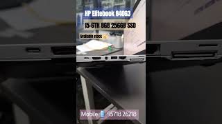 HP Elitebook 840G3 i56th 8GB 256SSD 14inch Good condition plus Pune maharashtra reels viral so [upl. by Ayerdna]