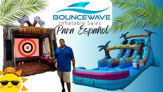 La mejor compañía de inflables en el Southeast USA  BounceWave Inflatable Sales [upl. by Gnaig]