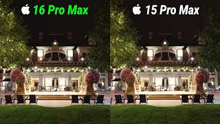 iPhone 16 Pro Max vs 15 Pro Max  Camera Test  4k 120p  Low Light  Apple LOG [upl. by Conall]