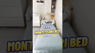 Montessori Bed montessori montessoribed babysleep parenting diy [upl. by Ahsiaa]