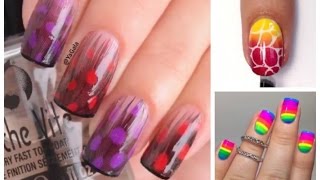 Unhas Decoradas Ideias Rápidas de 3 Designs Vídeo 130 [upl. by Elga]