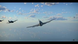 War ThunderF6F5 HELLCAT VS KI61BOMBER SUPPORT [upl. by Arag]