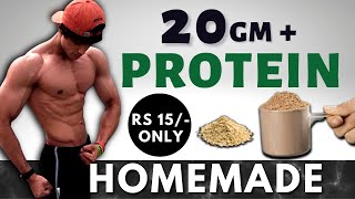 Homemade Protein Powder For Bodybuilding and Muscle Gain [upl. by Analahs732]