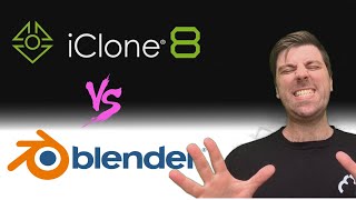 iClone8 vs Blender Animation Controls [upl. by Arras]