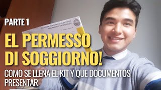 Como completar el KIT DEL PERMESSO DI SOGGIORNO PARTE 1 [upl. by Eillib]