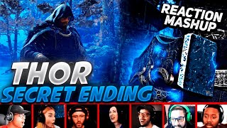 Secret Ending THOR Arrives Reaction Mashup  God of War 2018 Reactions [upl. by Pauli]