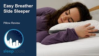 Nest Easy Breather Side Sleeper Pillow Review  Made for Your Sleep Position [upl. by Ynamreg]