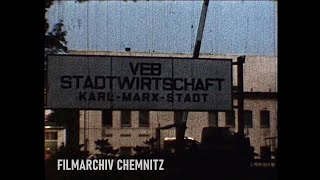 VEB Stadtwirtschaft KarlMarxStadt im Jahr 1982 mit OTon von Addi Jacobi [upl. by Annaxor27]