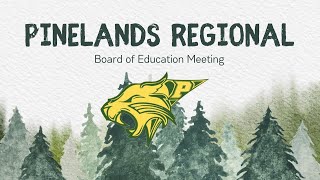 Pinelands Regional September 16th 2024 Board Meeting [upl. by Lavern]