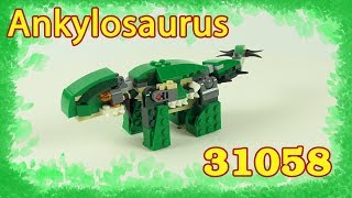 Lego Creator 31058 Green Ankylosaurus  ALTERNATE MODEL [upl. by Bough]