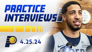 Indiana Pacers Media Availability  April 25 2024 [upl. by Dyraj]