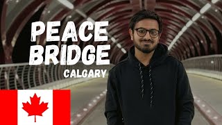 Walking At Peace Bridge Calgary Canada  Gaurav Tandon [upl. by Asiulairam]