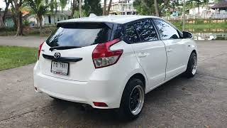 toyota yaris 12 j 2014มือเดียวรถสวย [upl. by Mairem]